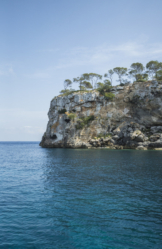 Cliff of Cala Ferrera